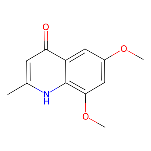 6,8-Dimethoxy-2-methyl-1,4-dihydroquinolin-4-one structure