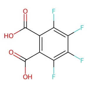 3,4,5,6-四氟邻苯二甲酸 structure