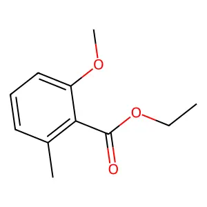 2-Methoxy-6-methyl-benzoic acid ethyl ester structure