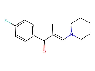 1-(4-Fluorophenyl)-2-methyl-3-piperidin-1-ylprop-2-en-1-one structure