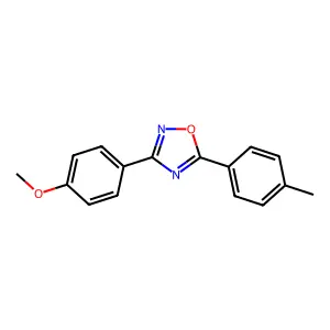 3-(4-Methoxyphenyl)-5-(4-methylphenyl)-1,2,4-oxadiazole structure