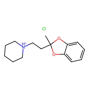 1,3-Benzodioxole, 2-methyl-2-(2-piperidinoethyl)-, hydrochloride structure