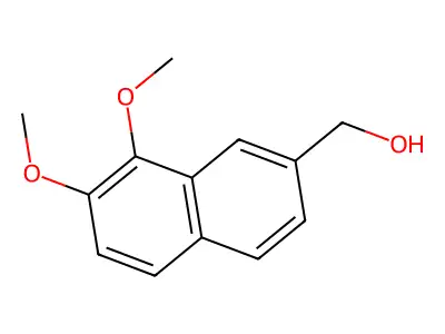 (7,8-Dimethoxynaphthalen-2-yl)methanol structure