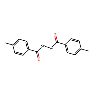 Se-(4-methylbenzoyl)selanyl 4-methylbenzenecarboselenoate structure
