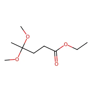Pentanoic acid, 4,4-dimethoxy-, ethyl ester structure