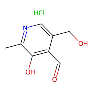 Pyridoxal hydrochloride structure