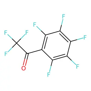 Acetophenone, octafluoro- structure