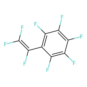 Octafluorostyrene structure