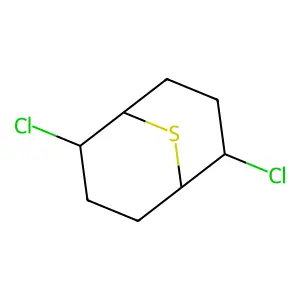 2,6-Dichloro-9-thiabicyclo(3.3.1)nonane structure