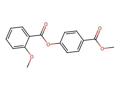 4-(Methoxycarbonyl)phenyl 2-methoxybenzoate structure