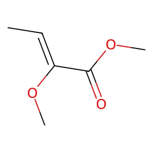 methyl 2-methoxybut-2-enoate structure