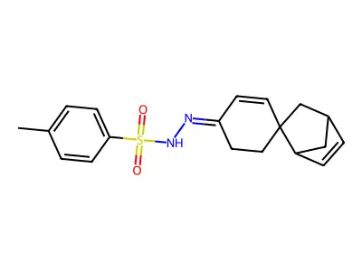 4-methyl-N-[(E)-spiro[bicyclo[2.2.1]hept-2-ene-5,4'-cyclohex structure