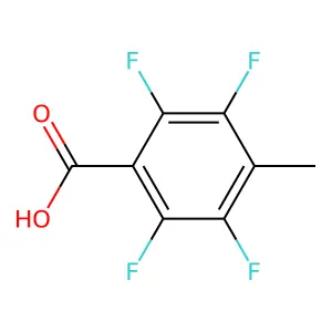 2,3,5,6-四氟对甲苯甲酸 structure