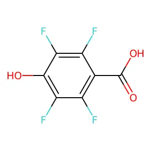 Tetrafluoro-4-hydroxybenzoic acid structure