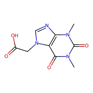茶碱乙酸 structure