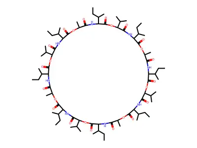 Hexadecaisoleucinomycin structure