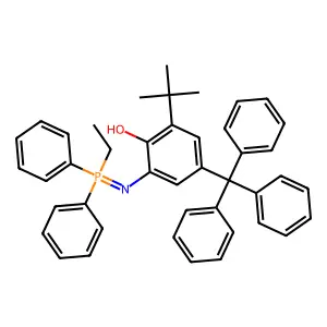 2-Tert-butyl-6-[[ethyl(diphenyl)-lambda5-phosphanylidene]amino]-4-tritylphenol structure