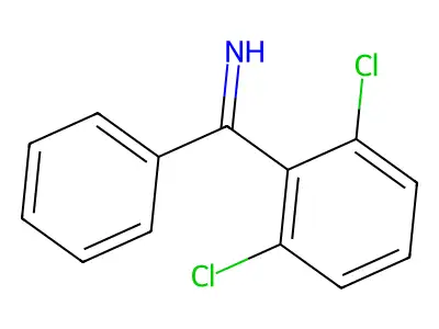 2,6-Dichlorobenzophenone imine structure