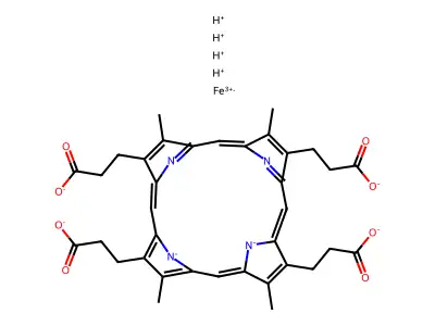 Coproferriheme structure