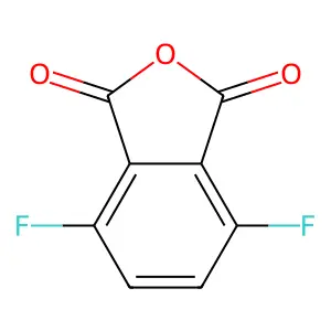 3,6-Difluorophthalic anhydride structure