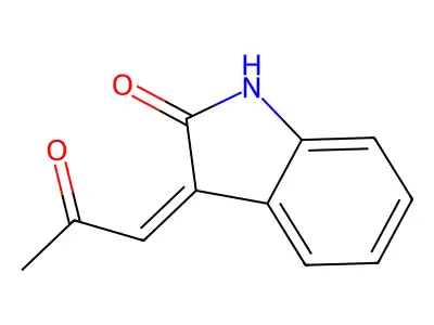 3-Acetonylidene-2-oxindole structure