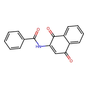 N-(1,4-二氧代萘-2-基)苯甲酰胺 structure