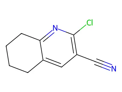 2-Chloro-5,6,7,8-tetrahydroquinoline-3-carbonitrile structure