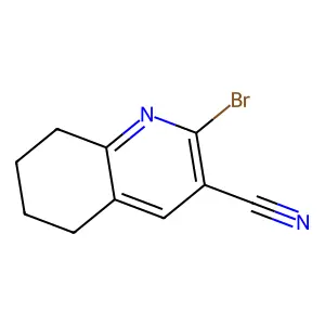 2-Bromo-5,6,7,8-tetrahydroquinoline-3-carbonitrile structure