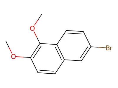 6-Bromo-1,2-dimethoxynaphthalene structure
