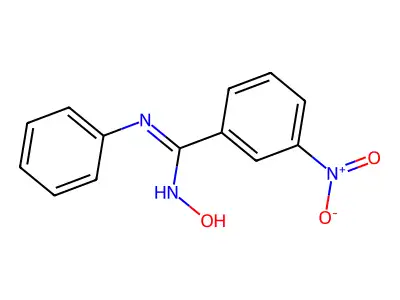 N'-hydroxy-3-nitro-N-phenylbenzenecarboximidamide structure