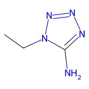 1-ethyl-1H-1,2,3,4-tetrazol-5-amine structure