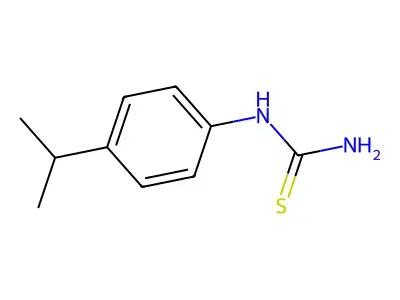 1-(4-Isopropylphenyl)-2-thiourea structure