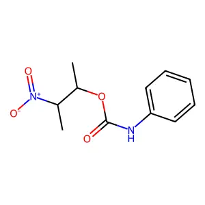 3-Nitrobutan-2-yl hydrogen phenylcarbonimidate structure