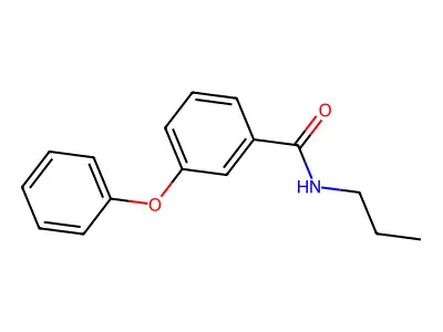 3-phenoxy-N-propylbenzamide structure