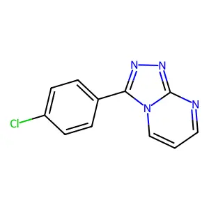 3-(4-Chlorophenyl)[1,2,4]triazolo[4,3-a]pyrimidine structure