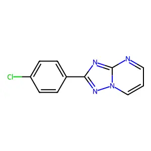 2-(4-Chlorophenyl)[1,2,4]triazolo[1,5-a]pyrimidine structure