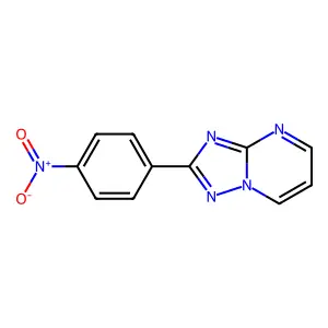 2-(4-Nitrophenyl)[1,2,4]triazolo[1,5-a]pyrimidine structure