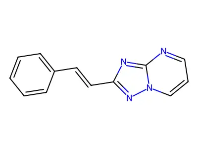 2-(2-Phenylethenyl)-[1,2,4]triazolo[1,5-a]pyrimidine structure