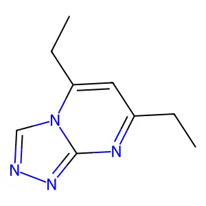 5,7-Diethyl[1,2,4]triazolo[4,3-a]pyrimidine structure