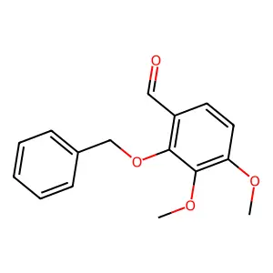 2-(Benzyloxy)-3,4-dimethoxybenzaldehyde structure