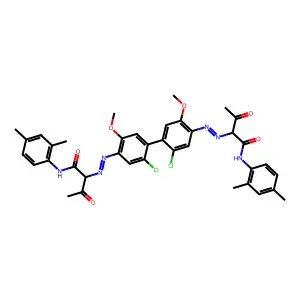 Pigment Yellow 15 structure