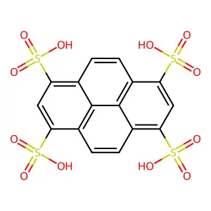 1,3,6,8-芘四磺酸 structure