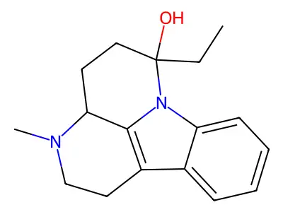 6-Ethyl-3-methyl-2,3,3a,4,5,6-hexahydro-6-canthinol hydrochloride structure