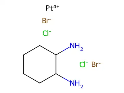 Platinum(IV),2-diammine)trans-dibromo-cis-dichloro- structure