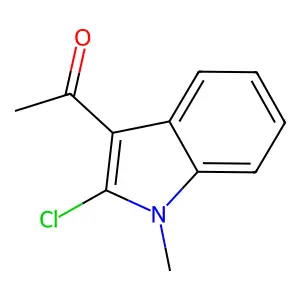 3-Acetyl-2-chloro-1-methylindole structure