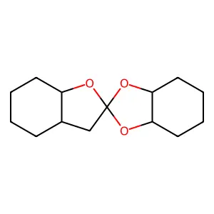 dodecahydro-3'H-spiro[1,3-benzodioxole-2,2'-[1]benzofuran] structure