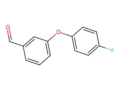 3-(4-Fluorophenoxy)benzaldehyde structure