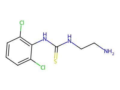 1-(2-Aminoethyl)-3-(2,6-dichlorophenyl)thiourea structure