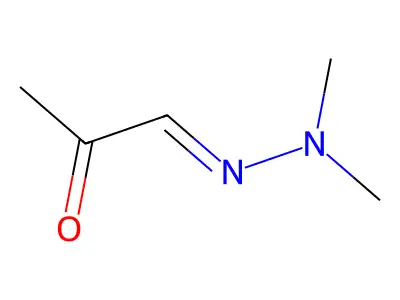 1-(Dimethylhydrazinylidene)propan-2-one structure