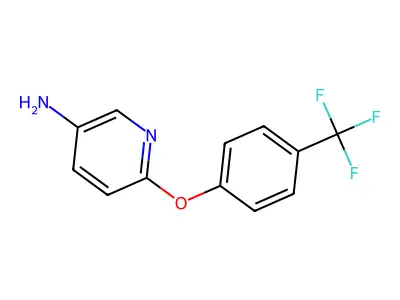 6-[4-(Trifluoromethyl)phenoxy]pyridin-3-amine structure